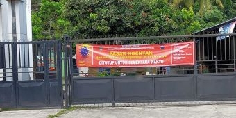 Pasar Tradisional di Blitar Ditutup Usai Seorang Pedagang Meninggal Terkonfirmasi Positif Covid-19