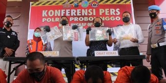 12 Hari Operasi Tumpas Narkoba, Polres Probolinggo Gulung 4 Pengedar