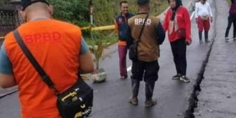 Teridentifikasi 17 Titik Jalan Amblas, Dinas PU Bina Marga Kabupaten Malang Segera Drop Material