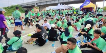 SAE RUN di Tol Probolinggo Tuai Sorotan