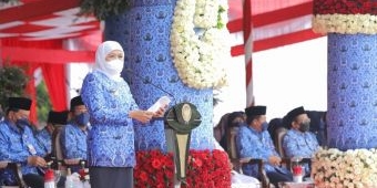 HUT Ke-50 Korpri, Gubernur Khofifah Minta ASN Percepat Adaptasi Transformasi Digital