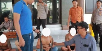 Membawa Sajam dan Miras, Polisi Amankan 10 Massa Aksi Demo Truk ODOL di Blitar
