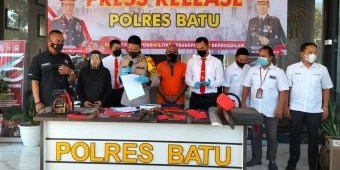 Polres Batu Tangkap Pelaku Penipuan Bermodus Jual Tanah Kavling