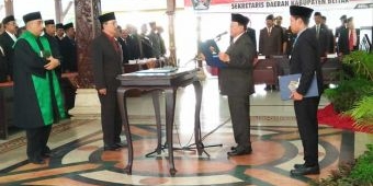 Empat Bulan Diisi Plt, Bupati Rijanto Akhirnya Lantik Sekda Baru Kabupaten Blitar 