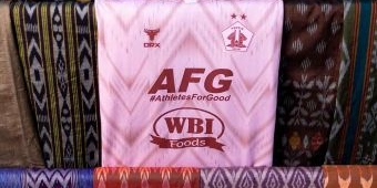 Kenalkan Jersey Ketiga, Persik Usung Motif Wastra Khas Kota Kediri