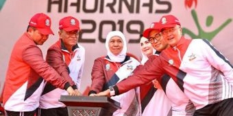 Peringati Haornas, Gubernur Khofifah Launching Jatim SEGER (Senang Gerak)