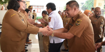 Halal Bihalal dengan Jajaran Pemkot Kediri, Pj Zanariah Ungkap soal Aturan WFH