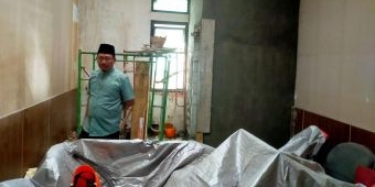 Mas Dion Pantau Pembangunan Area Kantor DPRD Pasuruan