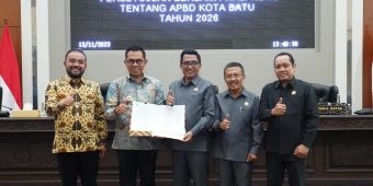 DPRD dan Pemkot Batu Sepakati Raperda APBD 2026, Belanja Daerah Direncanakan Capai Rp 1,016 T