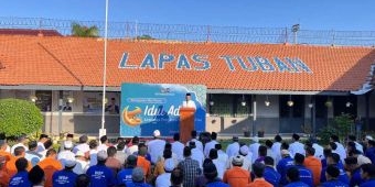Diikuti Ratusan WBP, Lapas IIB Tuban Gelar Pemotongan Hewan Kurban dan Salat Iduladha 1446 H