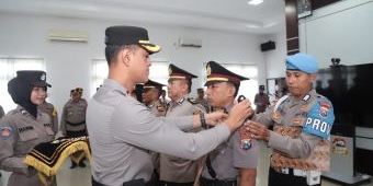Pimpin Sertijab Kabag Ren dan Kapolsek, Kapolres Magetan Tegaskan Tingkatkan Kualitas Layanan