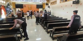 Polres Pasuruan Kota Sterilisasi 17 Gereja Jelang Natal, Jemaat Dijamin Aman Beribadah