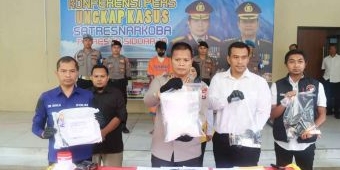 Satresnarkoba Polresta Sidoarjo Gagalkan Pengiriman Paket Ekspedisi Berisi Sabu