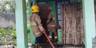 Pembakaran Sampah Picu Kebakaran Rumah di Kediri