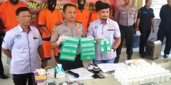 Polresta Banyuwangi Amankan Pejudi dan 90,33 Gram Sabu dari Sindikat Antar Lapas