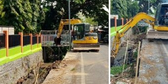 ​Urai Kemacetan di Jalur Utama, Jalan Krematorium Kota Batu Dipasang Box Culvert