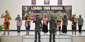 ​Lestarikan Budaya, Kodim Tuban Gelar Tari Kreasi Tingkat SMA