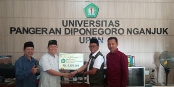 UPDN Salurkan Donasi Senilai Rp9.999.999 untuk Pembangunan RSNU Nganjuk