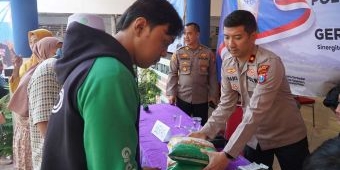 Gandeng Disperindag, Polres Gresik Gelar Gerakan Pangan Murah