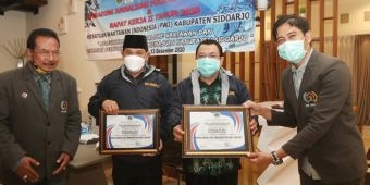 Usai Pilkada 2020, Pj Bupati Hudiyono Ajak PWI Sidoarjo Ikut Kawal Pilkades Serentak