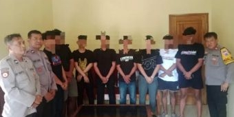 8 Terduga Pelaku Pengeroyokan Terhadap Dua Pemuda di Karanggeneng Lamongan Diamankan Polisi