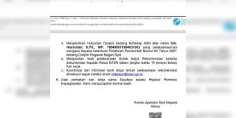 Dukung Irsyad Yusuf di Pemilu 2024, Eks Kepala Dikdisbud Kabupaten Pasuruan Disanksi KASN