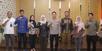 Demi Pemilu Aman dan Kondusif, KPU Sowan ke Polres Kediri Kota