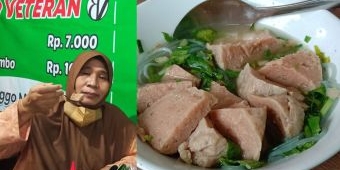 Kulineran Gak Harus Mahal, di Sidoarjo Bakso Veteran Rp 7 Ribu Maknyusss