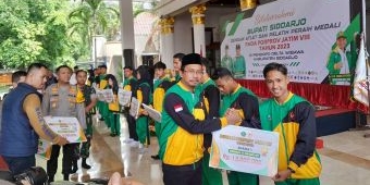 508 Atlet Sidoarjo Peraih Medali Porprov Jatim 2023 Digelontor Bonus