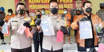 Giliran Polresta Sidoarjo Sikat Judi Online, Ringkus Enam Tersangka Sekaligus