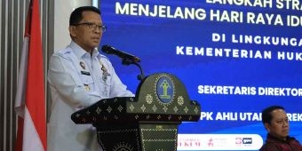 Kanwil Kemenkumham Jatim Sambut Baik Monev Pelayanan Pemasyarakatan saat Ramadan