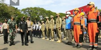 Pimpin Apel Gelar Pasukan, Kapolres Malang Kota Imbau Masyarakat Rayakan Tahun Baru di Rumah Saja