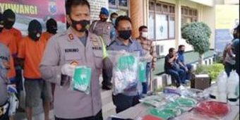 ​Polresta Banyuwangi Jebloskan 55 Tersangka Narkoba ke Dalam Sel