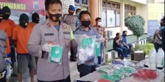 Polresta Banyuwangi Jebloskan 55 Tersangka Narkoba ke Dalam Sel