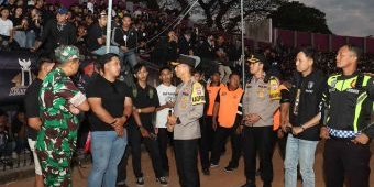 Pimpin Pengamanan Persik Vs Asian Warriors FC, Kapolres Kediri Kota Tegaskan Hal ini 