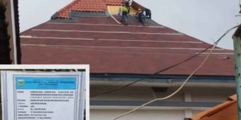 Tuai Sorotan, Pekerja Proyek Rehab Gedung DPRD Kabupaten Malang Tanpa Alat Keselamatan Lengkap