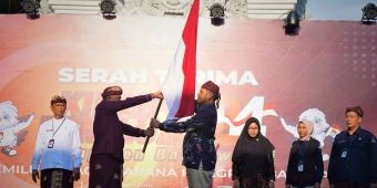 Kirab Pemilu 2024 Jalur VI Tiba di Banyuwangi