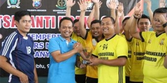 Turnamen Futsal Anti Hoaks antar Instansi Dijuarai Tim Polresta Sidoarjo