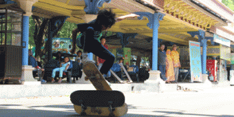 Kenpark Jadi Arena Sepatu Roda dan Skateboard