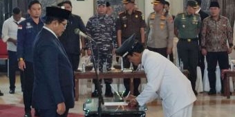 Simak Pesan Plt Bupati Bangkalan saat Lantik 146 Kepala Desa