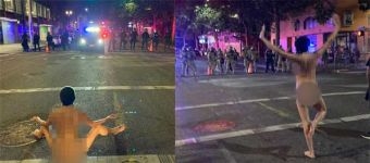 Kerusuhan Reda, karena Seorang Pendemo Telanjang Bulat