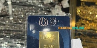 Turun Tipis, Jadi Segini Harga Emas UBS per 17 Agustus 2025