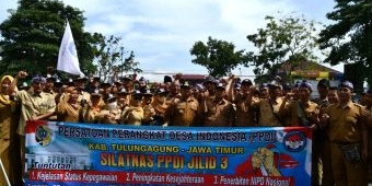 Ikut Suarakan Aspirasinya, Ratusan Perangkat Desa di Tulungagung Berangkat ke Jakarta