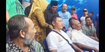Rayakan Kemenangan, Puluhan Relawan PAN Kota Kediri Cukur Gundul