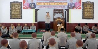 Teladani Akhlak Rasulullah, SPN Polda Jatim Gelar Peringatan Maulid Nabi Muhammad SAW