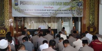 Bareng Gus Ronny Ghozali, Polres Pasuruan Gelar Binrohtal dan Santunan Anak Yatim