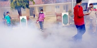 Ada yang Terjangkit DBD, Dinkes Pamekasan Fogging Pendopo Ronggosukowati dan 32 Kantor OPD Serentak