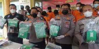 Panen Tangkapan, Polresta Banyuwangi Raih Peringkat ke-3 Operasi Tumpas Narkoba