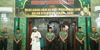 Korem 084/BJ Peringati Maulid Nabi Muhammad SAW 1444 H di Masjid Al Wathon