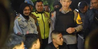 Antisipasi Gangguan Kamtibmas, Wali kota Kediri Gelar Patroli Bersama Aparat dan Ormas